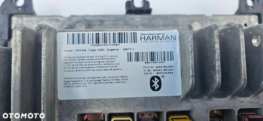 Dodge Durango III LIFT 2014-2017 Wyświetlacz nawigacji Monitor Ekran DUŻY 68270672AF - 5
