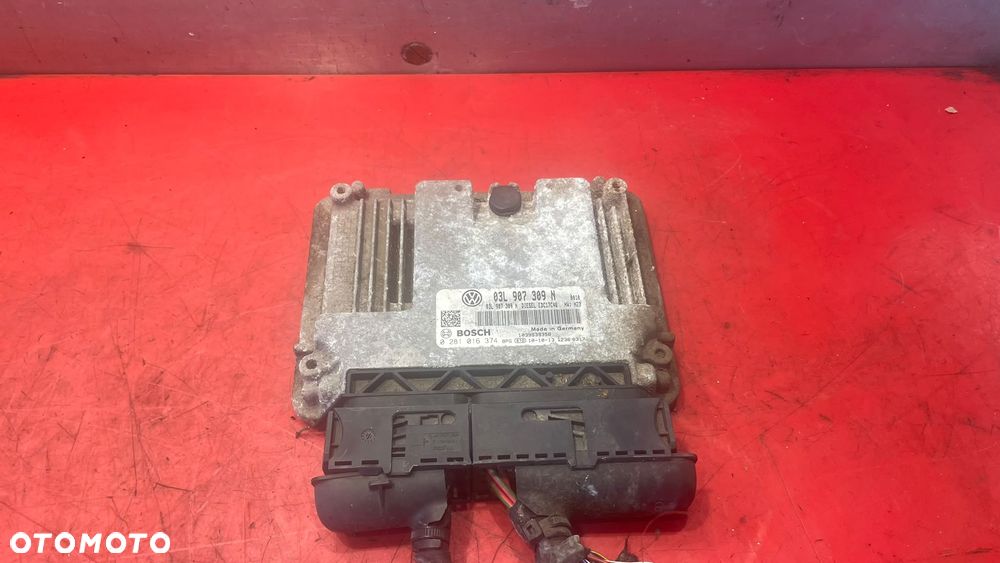 KOMPUTER STEROWNIK SILNIKA VW PASSAT B7 2,0 TDI 03L907309N - 1