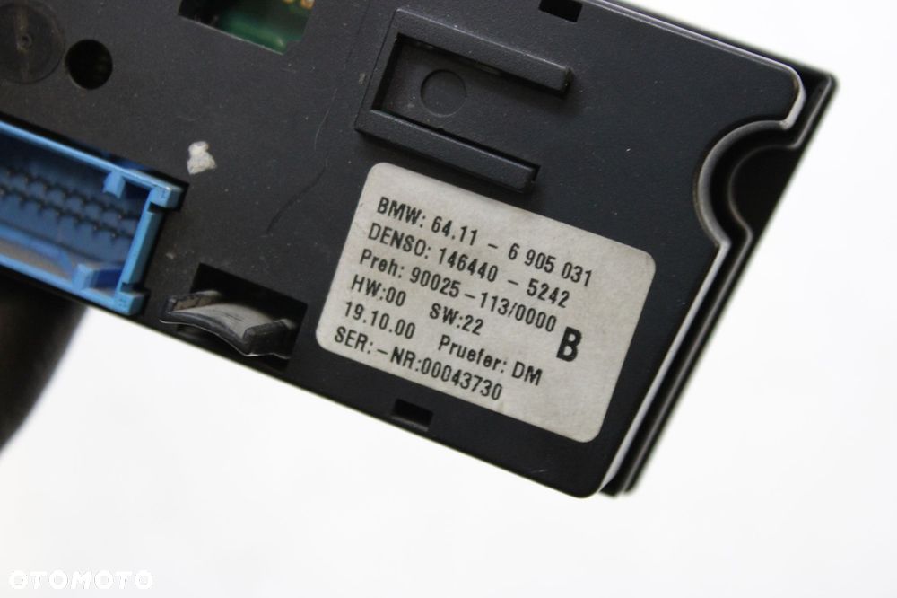 BMW E39 5 PANEL KLIMATYZACJI 6905031 - 6