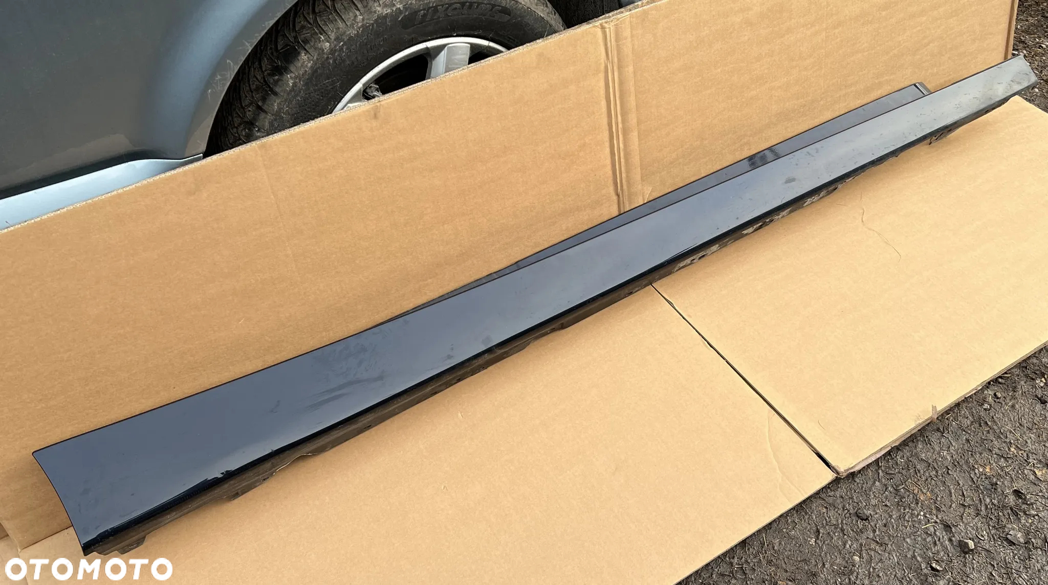 BMW E90 E91 LISTWA NAKŁADKA PROGOWA PRAWA LCI LIFT A52 SPACEGRAU 7202651 - 2