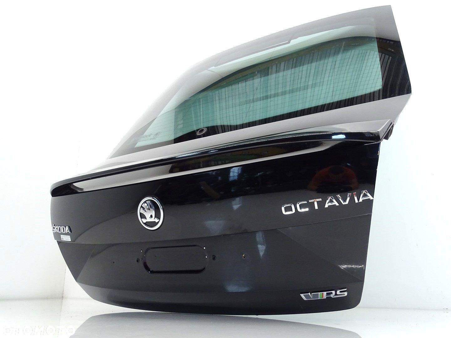 KLAPA POKRYWA TYŁ TYLNA BAGAŻNIKA SZYBA SPOILER SKODA OCTAVIA III RS VRS - 1