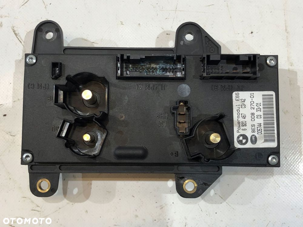 bmw e65 3.6 v8 moduł sterownik zasilania 6920467 - 2