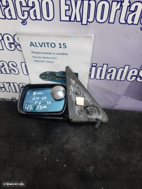 espelho retrovisor BMW 316 - 318  99 esquerdo elétrico origem ( sem capa atrás) - 1