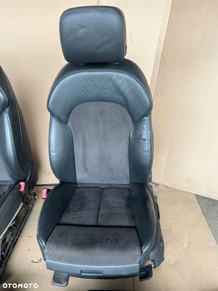 audi a6 c7 fotele kanapa skóra alcantara grzane s-line sline - 9