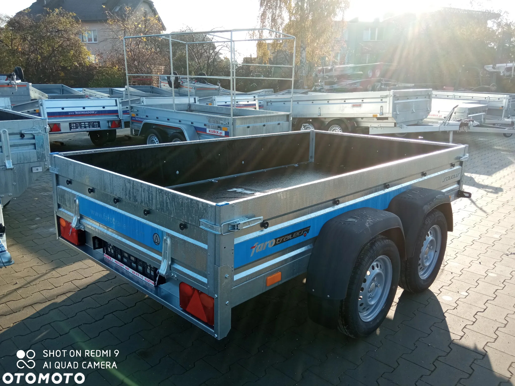 Faro PRZYCZEPA 263x150x35, 2 OSIE, DWUSIOWA lekka 750kg - DOSTAWA POD DOM! - 15