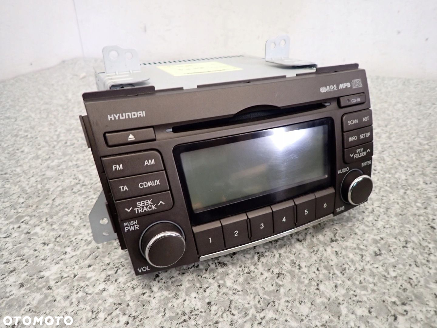 HYUNDAI SONATA V 05-09 RADIO ORYGINALNE MP3 AUX - 2