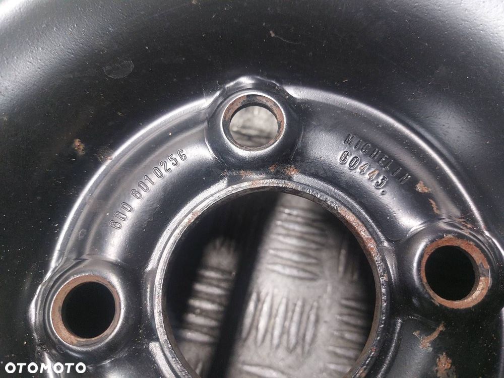 KOŁO DOJAZDOWE DOJAZDÓWKA 4x100 3,5Jx14 ET42 FI57,1 VW POLO 6N0601025G - 5