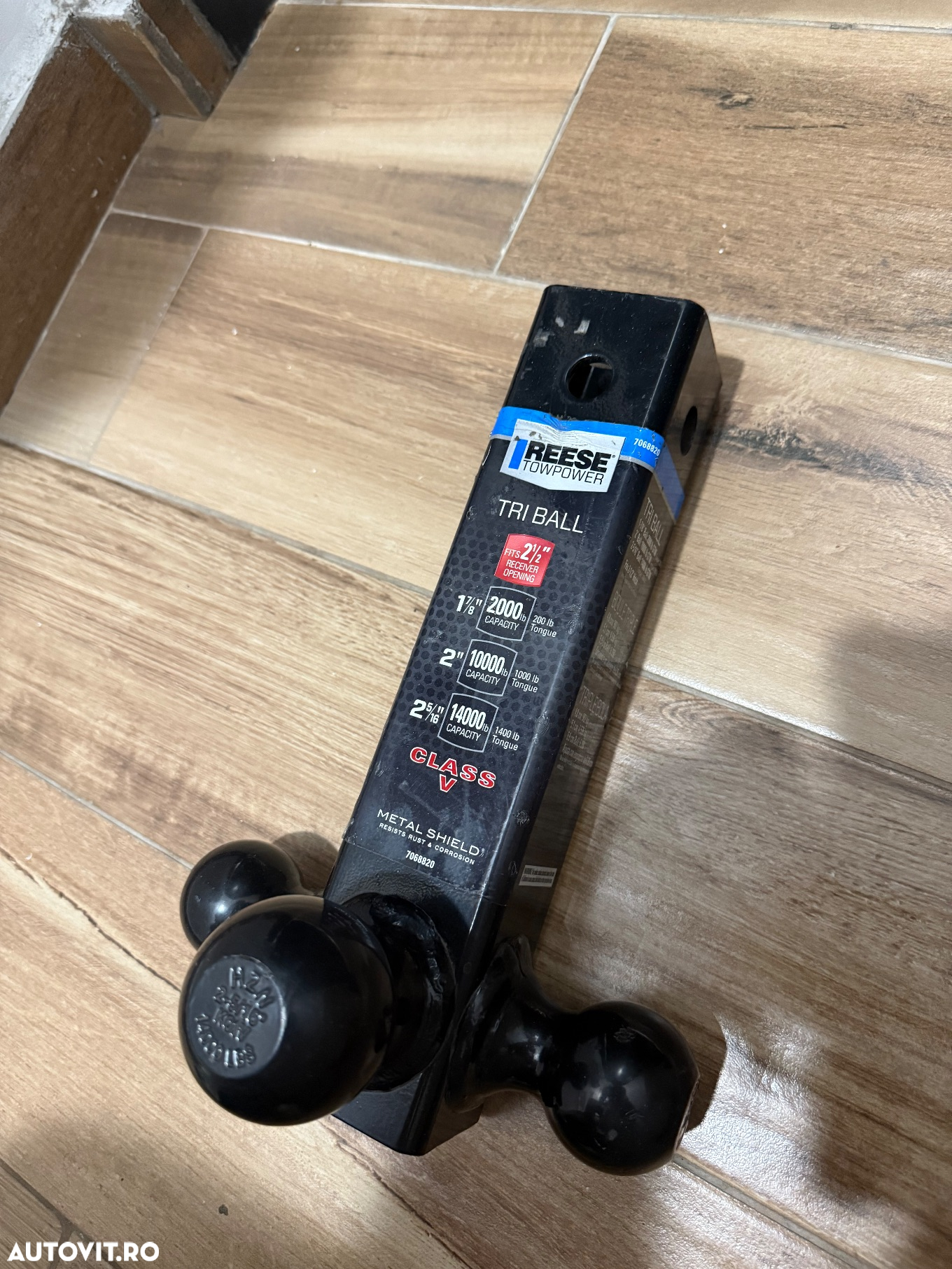 Cârlig Remorcare 2½” Reese Towpower - Tri Ball - 4
