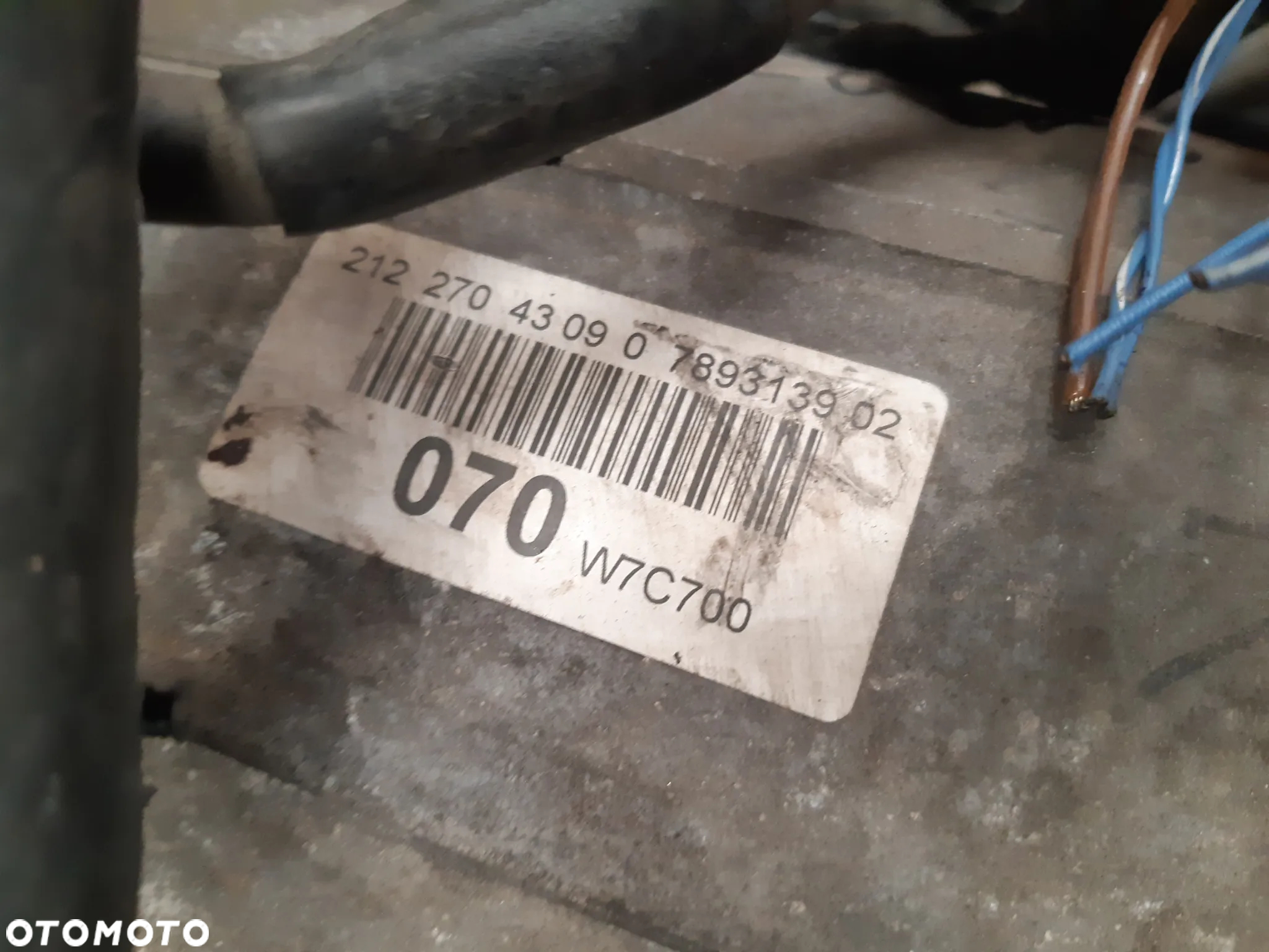 SKRZYNIA BIEGÓW MERCEDES W163 W212 2.2cdi 2122704309 - 3
