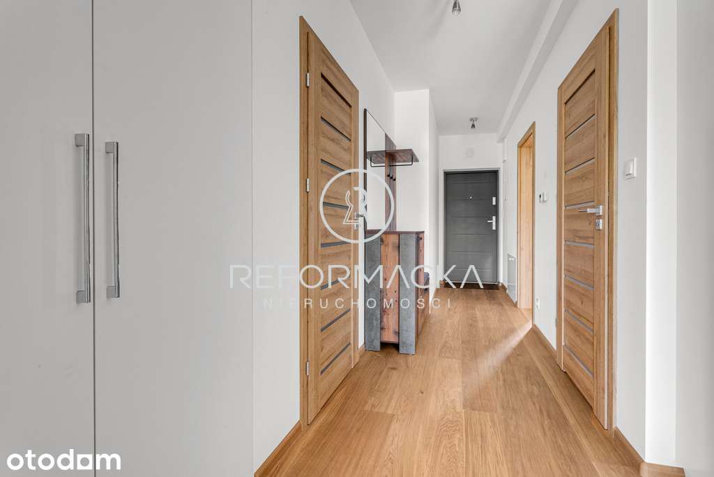 3 pokoje, 57m², wyposażone, ogród z tarasem.