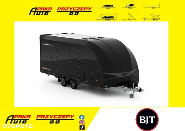 Brian James Trailers Race Transporter 7, Przyczepa do samochodów sportowych, zabytkowych i niskopodwoziowych, DM