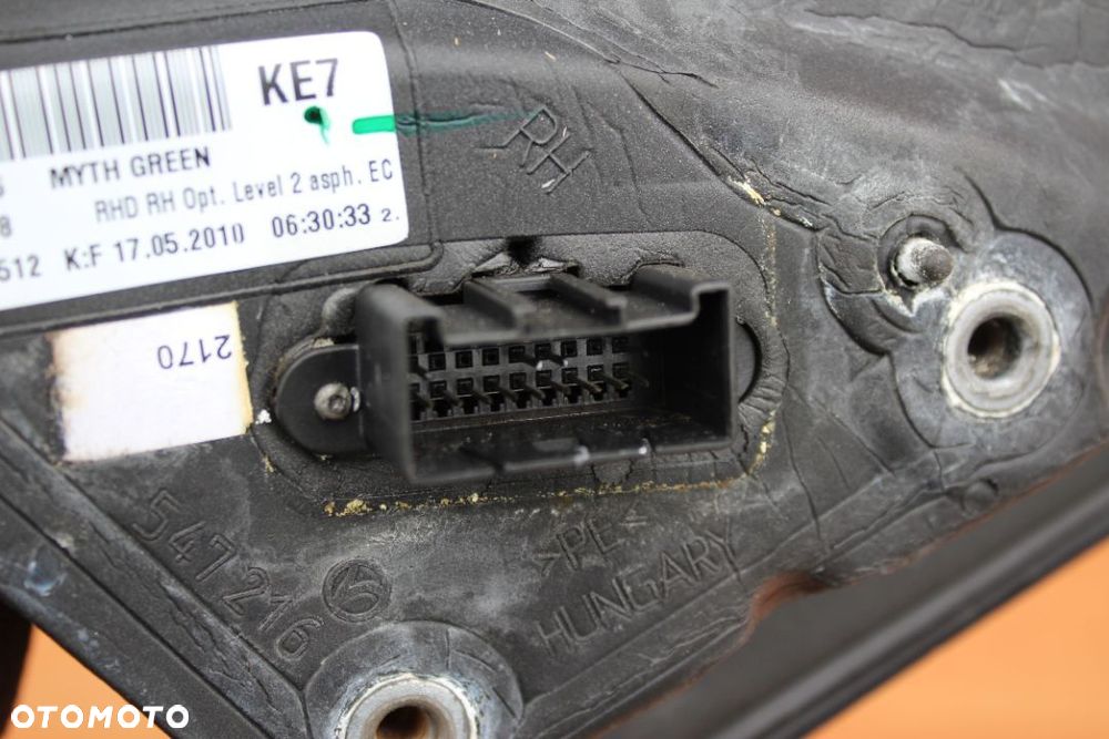 LUSTERKO ZEWNĘTRZNE PRAWE OPEL INSIGNIA A Z30K GAY 13 PIN PINÓW - 8