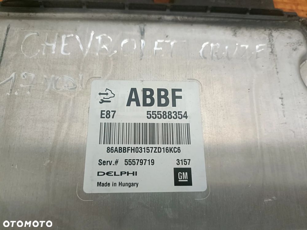 CHEVROLET CRUZE LIFT 12-16 r. 1,7 VCDI 110 KM komputer sterownik silnika DELPHI 55588354 * - 5