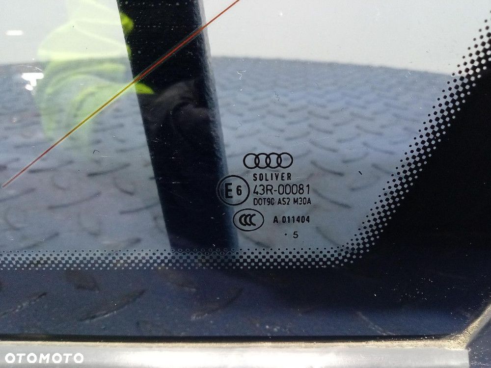 AUDI A6 C6 AVANT KOMBI SZYBA KAROSERYJNA TYŁ PRAWA TYLNA 2005 - 2