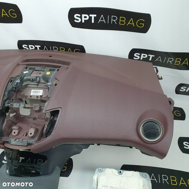FORD FIESTA MK7 DESKA ROZDZIELCZA KONSOLA KOKPIT PULPIT PODUSZKI AIRBAG AIR BAG PASY KIT SET - 3