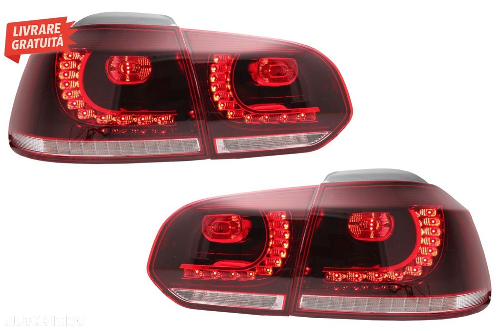 Stopuri Full LED VW Golf 6 VI (2008-2013) GTI R20 Design- livrare gratuita - 5