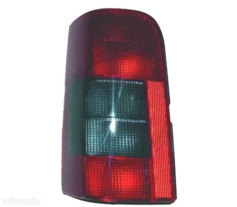 FAROLIM ESQUERDO PARA CITROEN BERLINGO E PARA PEUGEOT PARTNER 96-08 VERMELHO ESCURECIDO - 1