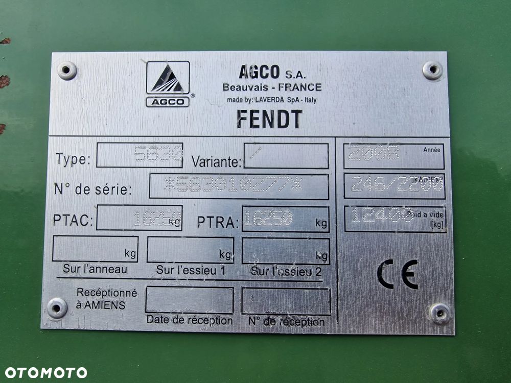 Fendt 6300C, 2008r., 6m - 7