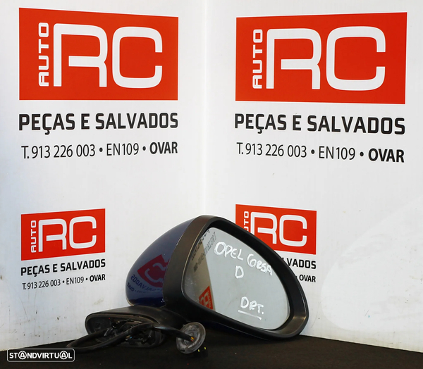 ESPELHO RETROVISOR DIREITO OPEL CORSA D