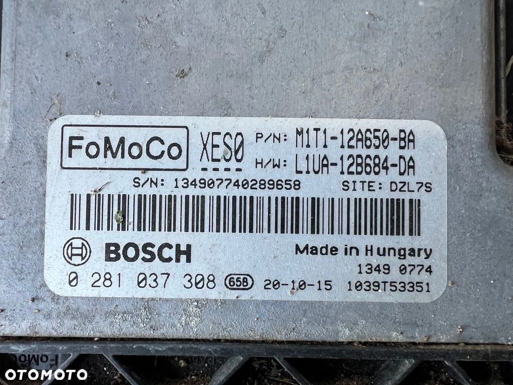 KOMPUTER STEROWNIK FORD FOCUS MK4 1.5 TDCI 0281037308 M1T1-12A650-BA - 2