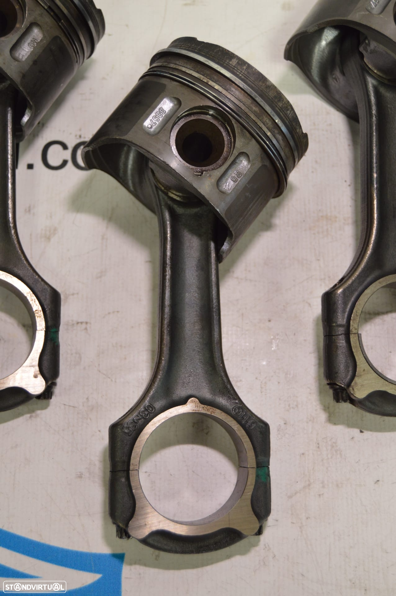 PISTÃO PISTÕES PISTON PISTONS BIELA BIELAS MOTOR OM602982 602982 MERCEDES BENZ CLASS S W220 S320 CDI 197CV OM602982 602982 - 4