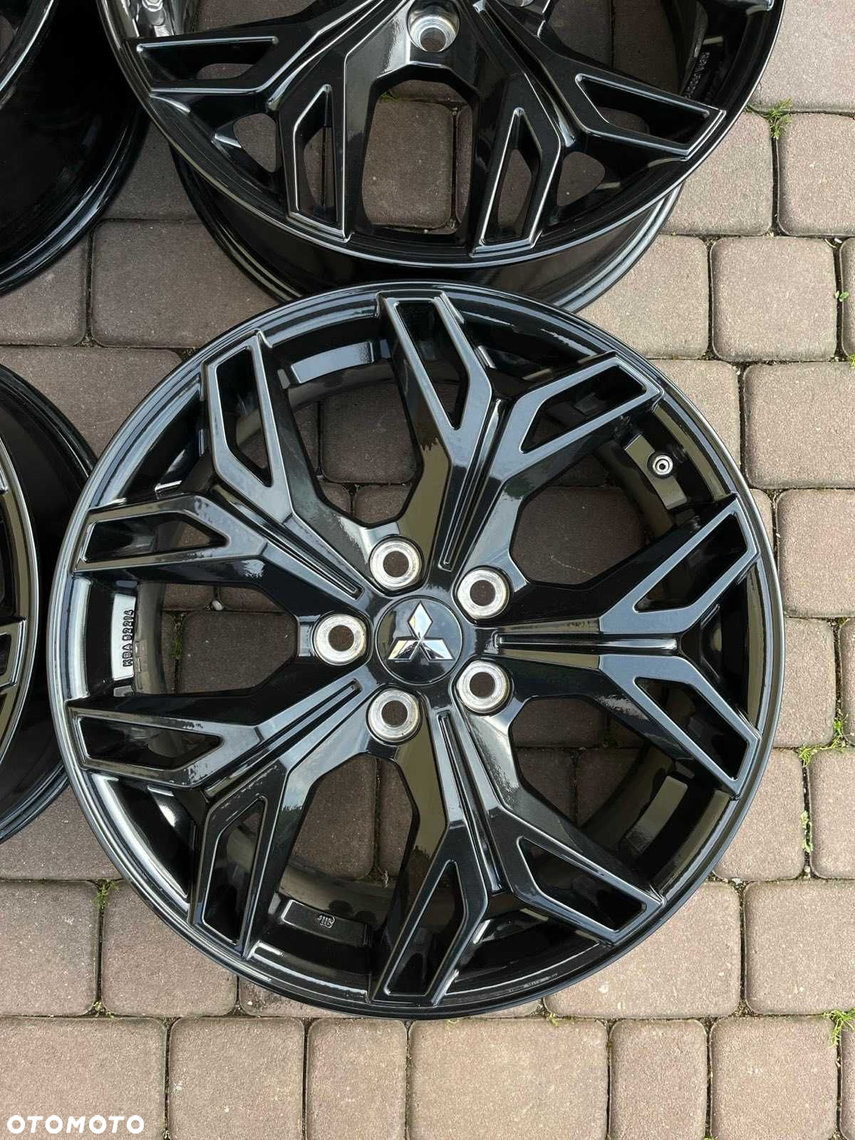 Oryginał alufelgi Mitsubishi 5x114,3 18 CZUJNIK Outlander ASX CZARNE - 6