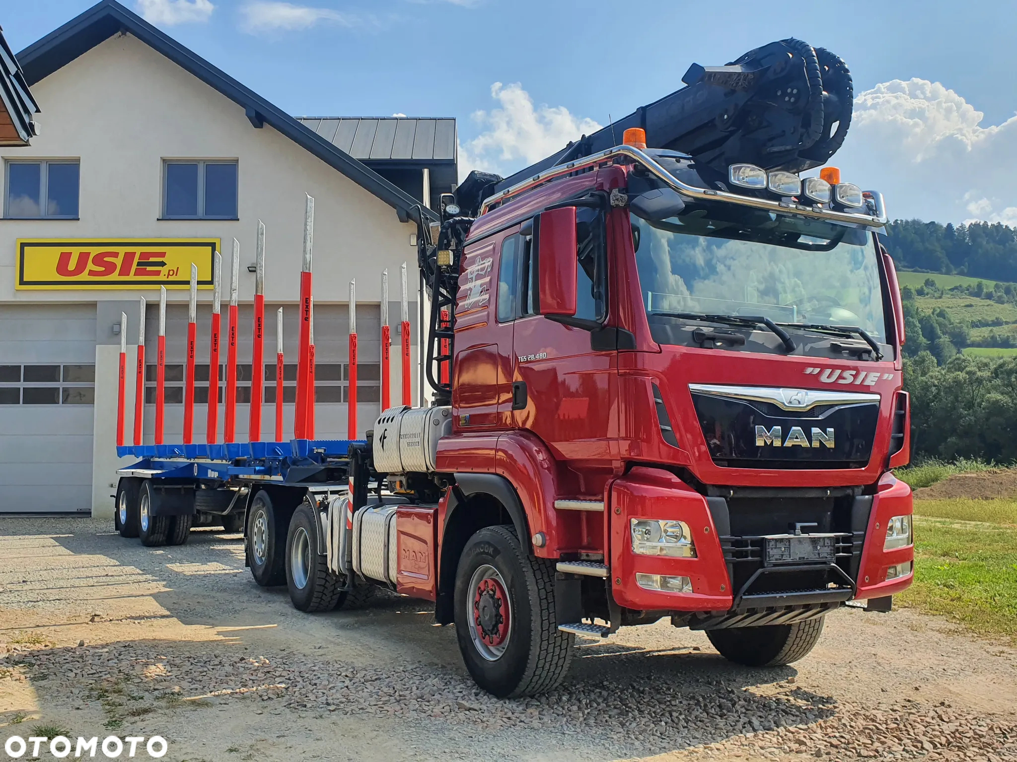 MAN TGS 28.480*Do drewna*drzewa*dłużycy* - 3