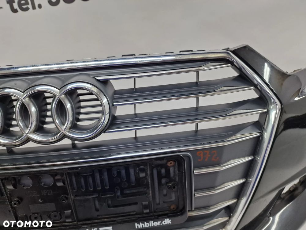 AUDI A4 B9 8W0 14- ZDERZAK PRZEDNI PRZÓD BEZ PDC I SPRYSKU + ATRAPA / GRILL , KOLOR CZARNY , NR 8W0807437 + 8W0853651AB , NR AUKCJI NZ972 - 11