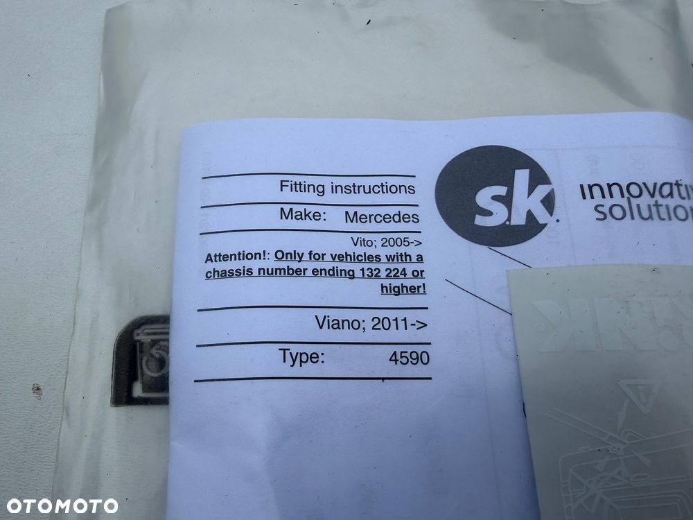 Hak holowniczy Mercedes VITO 2005->> VIANO 2011->> - 3