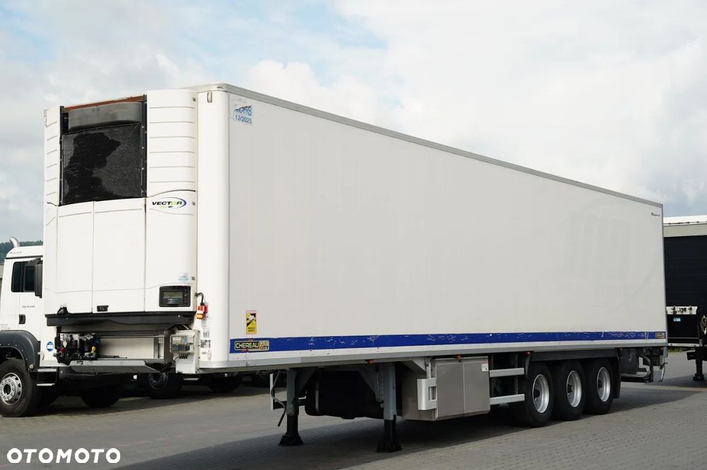 Chereau CHŁODNIA / CARRIER VECTOR 1950 MT / MULTITEMPERATURA / OŚ PODNOSZONA / WINDA 2 500 KG / ROLETA - 1