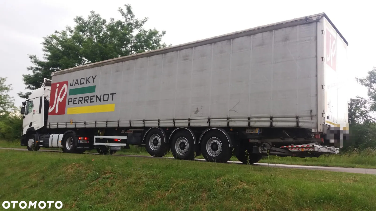 Fruehauf Firanka/ mocna podłoga/ winda / oś podnoszona - 4