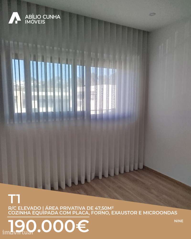 Apartamento T1 | R/C Elevado | 47,50 m² | Nine | 190.000 € - Grande imagem: 5/14