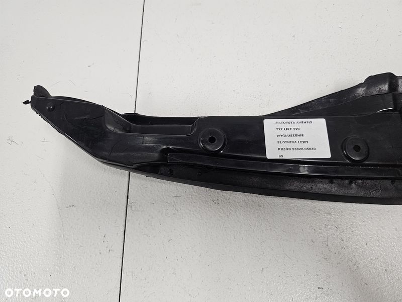 toyota avensis t27 lift t29 wygłuszenie błotnika lewy przód 53828-05030 - 2
