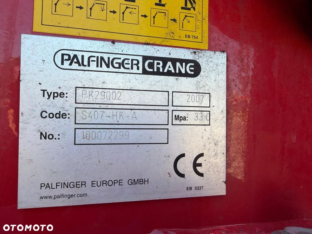 Volvo FH 540 6x2 PALFINGER PK 29002 Fly Jib HDS Żuraw Crane - 21