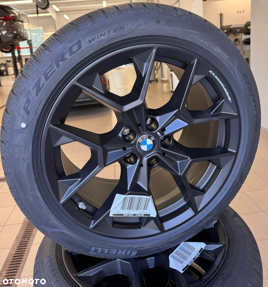 NOWE Oryginalne koła zimowe 19" BMW 942M 5 i5 G60 G61 245/45R19 275/40R19 - 9