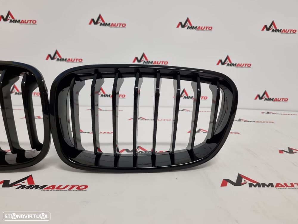 Grelhas Frontais BMW F20 F21 Preto Brilho - 4