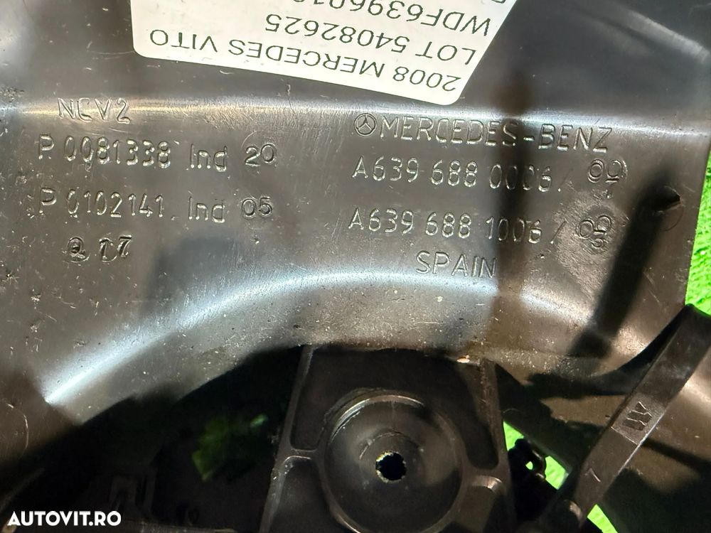 ANSAMBLU MANETE COMENZI VOLAN + SPIRA MERCEDES BENZ VITO 115 CDI W639 2.1 DIESEL 2008 COD OEM A6396880006 A6396881006 20354502247 2003-2014 - 7