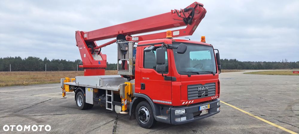 MAN Podnośnik koszowy Wumag WT250 Man TGL WT 250 2008r zwyżka ruthmann palfinger bison - 4