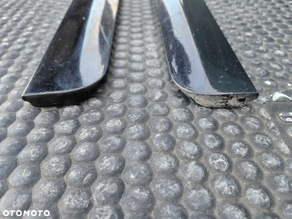 Listwa Listwy Drzwi S-Line Dolne Czarne Komplet Audi A4 B6 B7 Oryginalne - 10