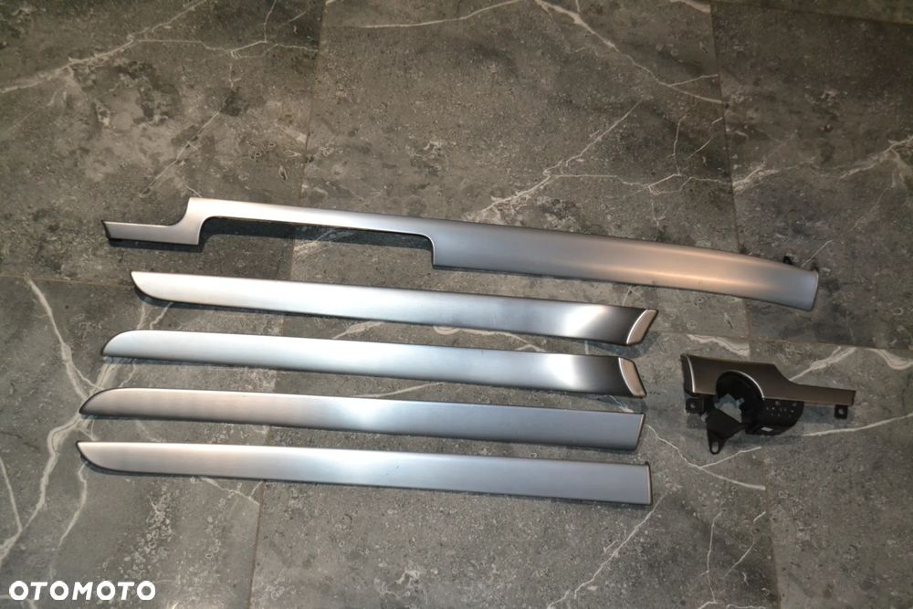 AUDI A4 B6 B7 LISTWY OZDOBNE DESKI TAPICERKI DRZWI DEKORY 08S KOMPLET - 3