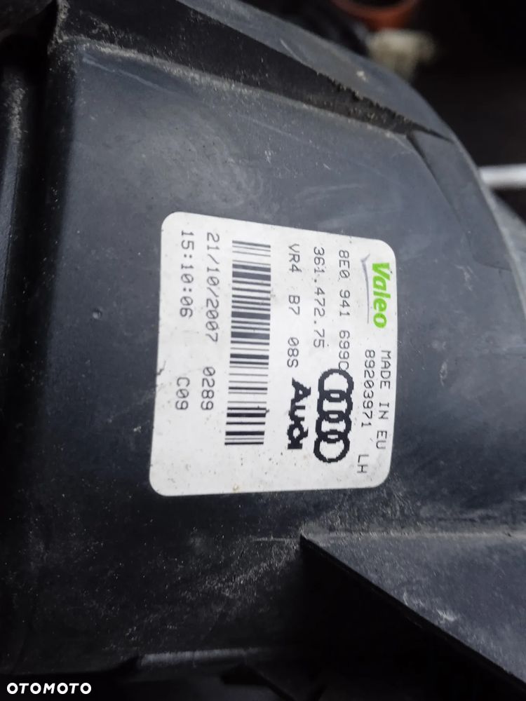 Lampa przeciwmgielna halogen lewy AUDI A4 B6 B7 A3 8P 8E0941699C - 3