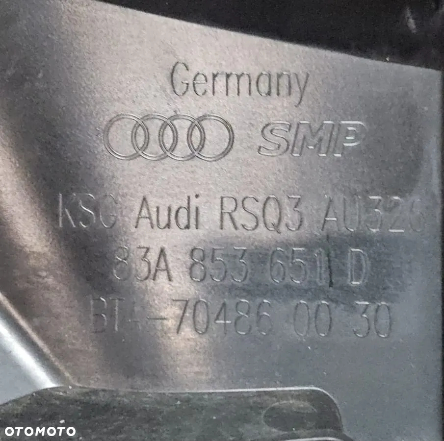 Zderzak Grill Kratka Spoiler Spojler dyfuzor Audi RSQ3 83A807682 83A807717 83A853651D - 12