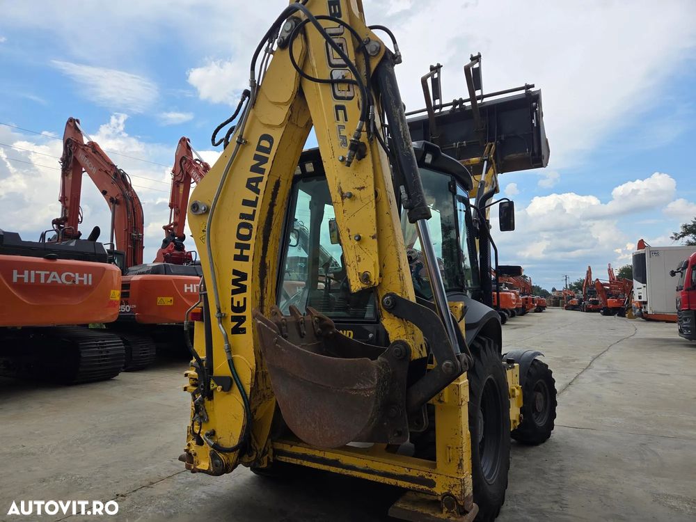 New Holland B110C, 2020, 5.117h, 110 CP, Cupa multifunctionala 4x1 cu furci, Brat excavare extensibil, fara aer conditionat, CE, lung 5,8m, latime 2,3m, Masa operatinala 8tone, Adancime  sapare 6m, posibil leasing 4 ani-PROMOTIE 39.900 EUR+Tva - 3