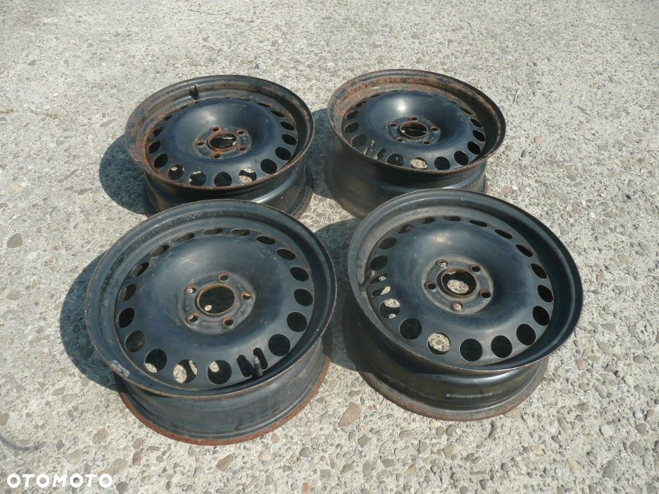16” - Felgi  5x110 , r16 cali - Oryginał OPEL  Astra , Vectra , Meriva , Zafira , Corsa itd  --  SAAB  9-3 , 9-5 , 900 NG -- Koło Dojazdowe Rezerwowe Zapasowe Dojazdówka Zapasówka Rezerwa - 4
