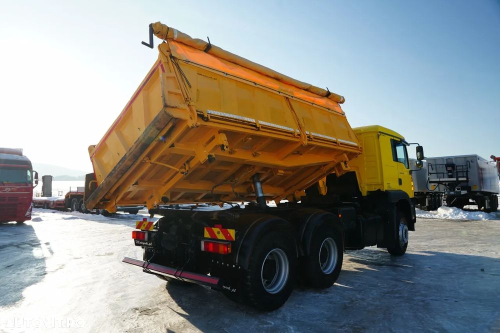MAN TGA 26.410 / 6x4 / BASCULATOR 3 LATURĂ / MEILLER KIPER / MANUAL / - 9