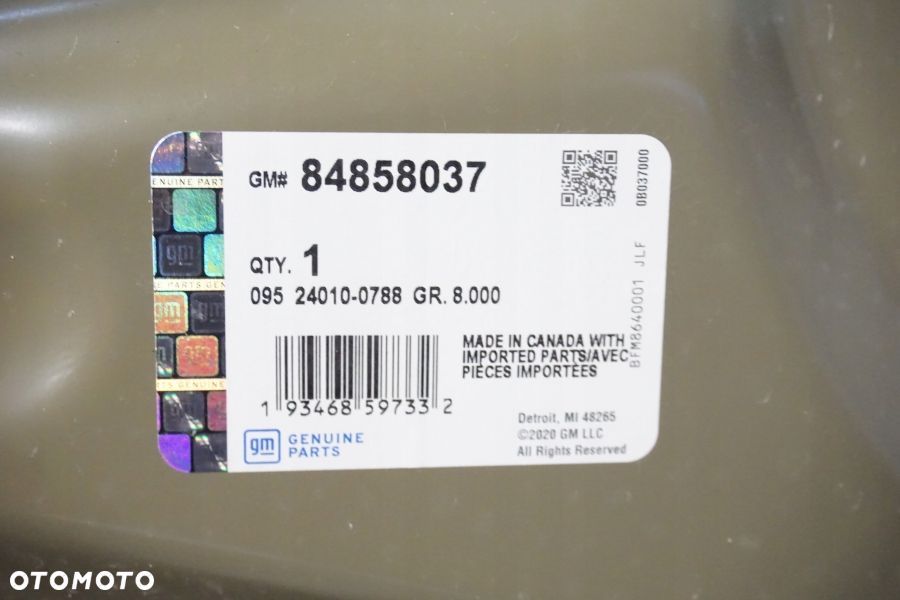 CHEVROLET COLORADO 2015 - 2022 Maska Przód Pokrywa Silnika USA - 4