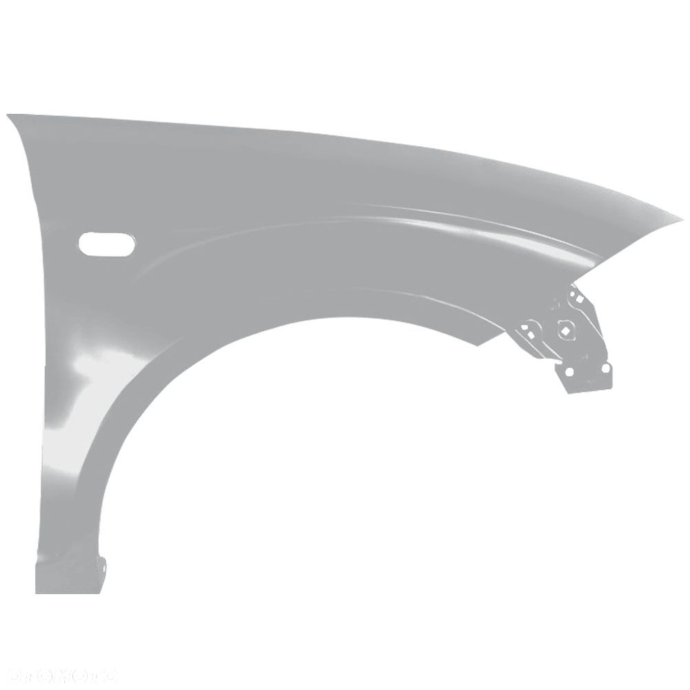 BLU Błotnik SEAT ALTEA XL LS7Y Prawy Przód Srebro 2006-2015 ocynk GrauLuna - 2