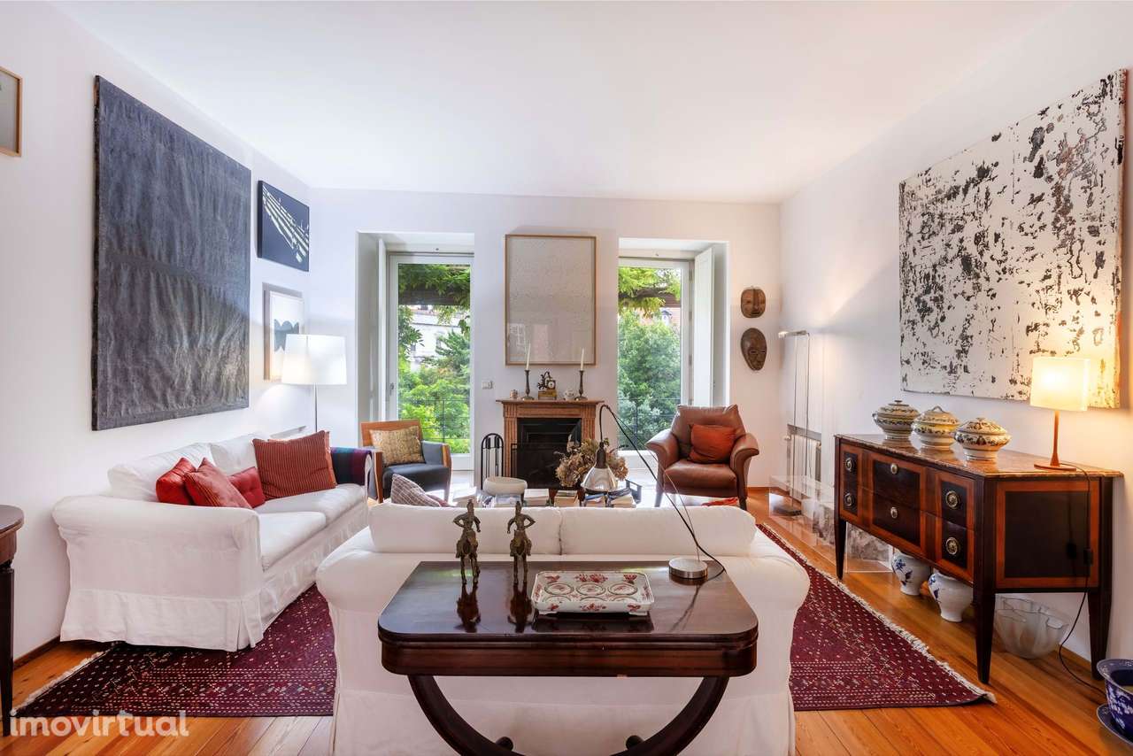 Refúgio privado com jardim e piscina no coração de Lisboa - Grande imagem: 5/47