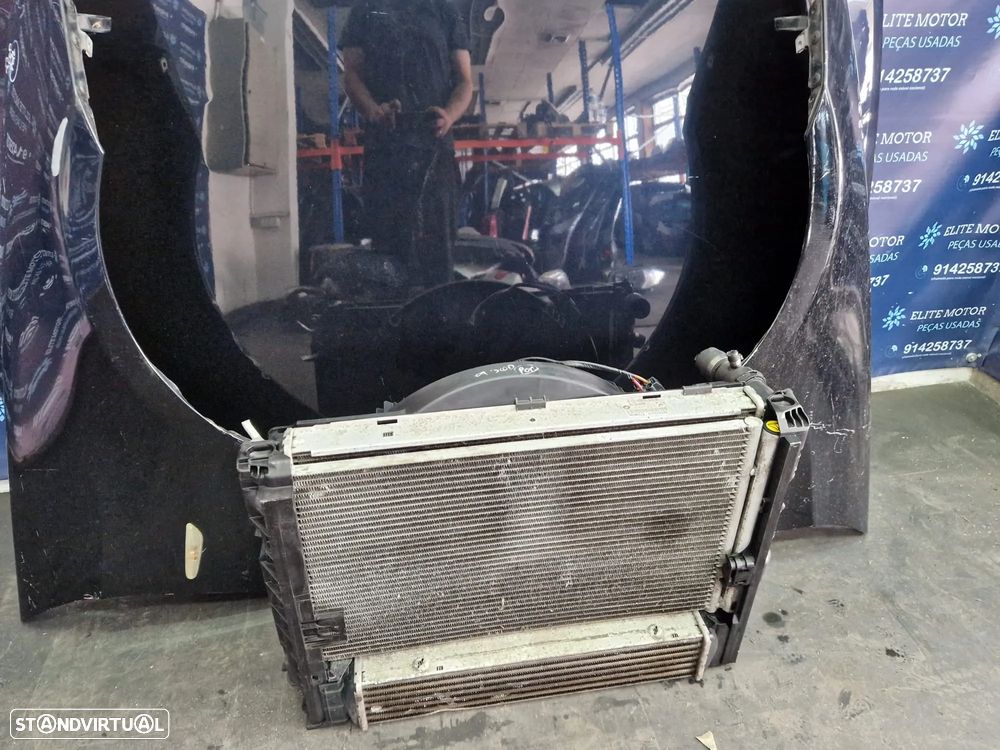 Frente completa usada BMW E90 E91 320D capot parachoques guardalamas oticas radiador 318d - 9
