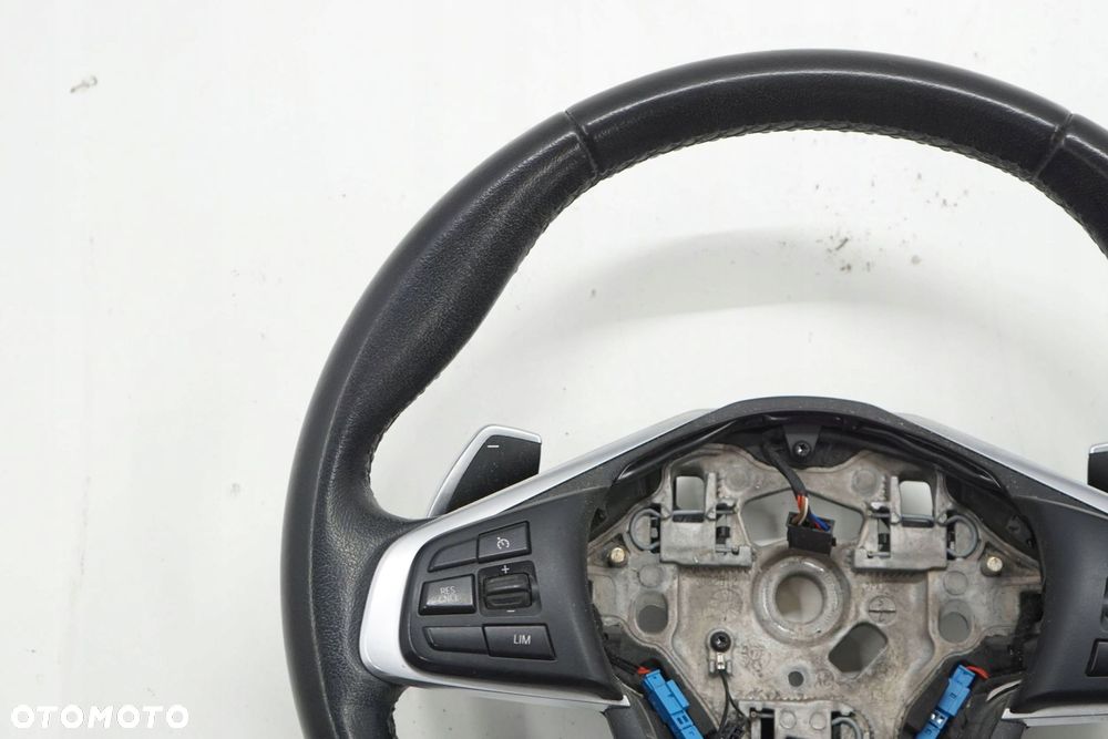 BMW X1 F48 17R KIEROWNICA SKÓRA CZARNA MULTI ŁOPATKI 6877519 - 5